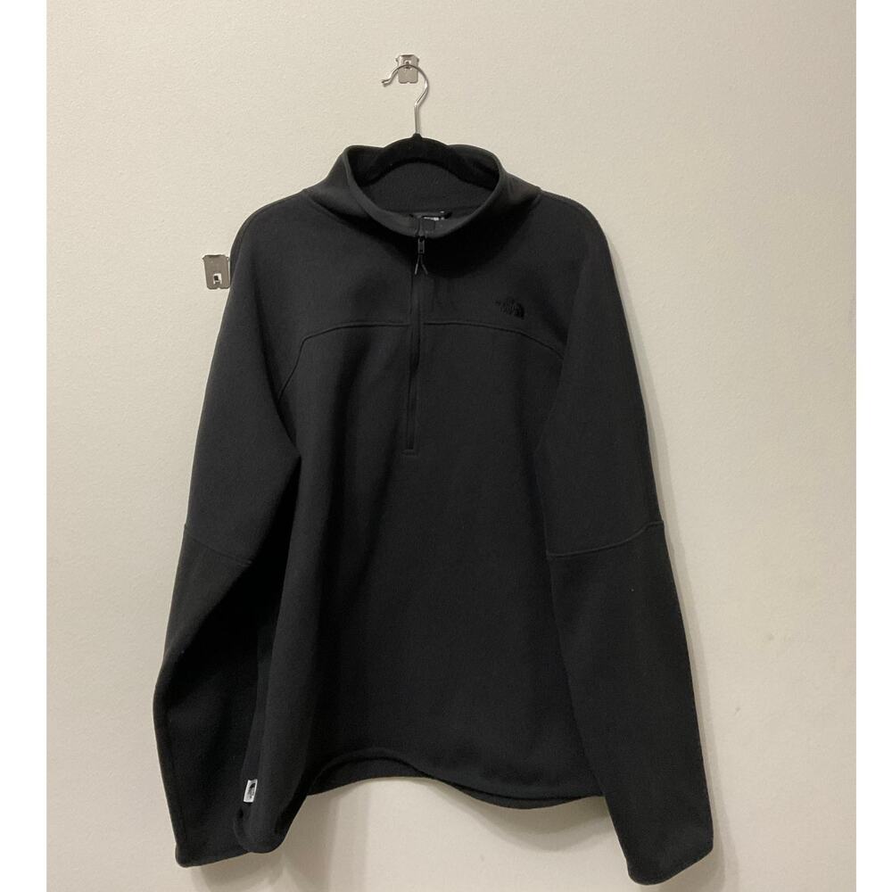 Preloved Men's OuterNorth Face Front Range 1/2 Zip Fleece Pullover Black Sz XL